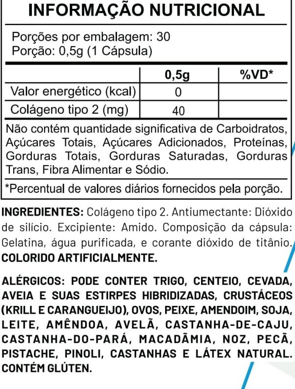 Suplemento Colageno Tipo 2 - 30 capsulas - Imagem 2