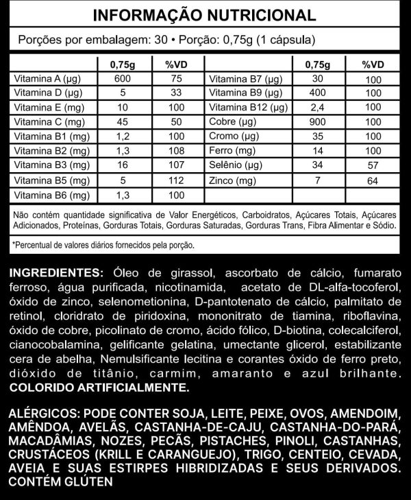 Suplemento Cabelos e Unhas 30 capsulas - Imagem 2